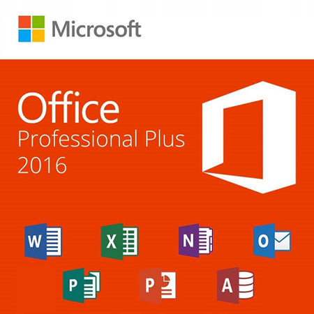 103p, Microsoft Office 2016 Professional Plus Key version commerciale complète pour 1 PC, à vie.
